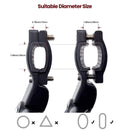 Adjustable Bike Kickstand Kickstand Rear Bicycle Stand for Bike 22"-28" Black-4