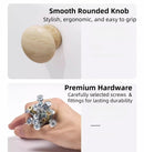 2x Bedside table pair with drawers, eco-friendly, modern design, curved sides-10