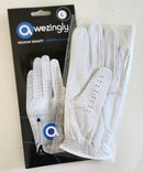 Awezingly Premium Quality Cabretta Leather Golf Glove for Men - White (M)-2