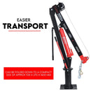 900kg Swivel Hydraulic Crane Hoist 12V Electric Jack-4