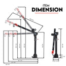 800kg Electric Hoist Winch Crane 12V Swivel Car Truck UTE Lift 360° Pick Up-7