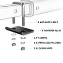 Motorcycle Motorbike Carrier Rack Towbar Arm Rack Dirt Bike Ramp Brake Lights-6