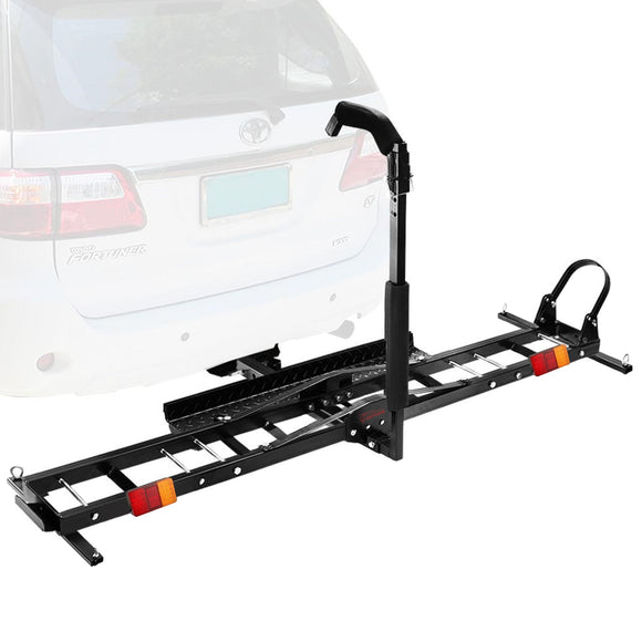 Motorcycle Motorbike Carrier Rack Towbar Arm Rack Dirt Bike Ramp Brake Lights