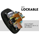 Black Whale Tail T Handle Lock Latch/Compression Lock Trailer Ute Toolbox-2