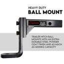 Adjustable Tow Bar Hitch Black Towbar Ball-4