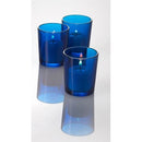20 Pack Blue Glass Votive Tealight Candle Holders House Party Centerpiece Xmas Wedding Decor Glass Candlestick Party Decorations Bridal Baby Shower Event-3