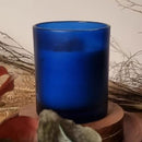 20 Pack Blue Frosted Glass Votive Tealight Candle Holders House Party Centerpiece Xmas Wedding Decor Glass Candlestick Party Decorations Bridal Baby Shower Event-2