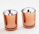 40 Pack Copper Votive Tealight Candle Holders Valentines Day Mercury  Wedding Decor Glass Candlestick Party Decorations Bridal Baby Shower Event-6