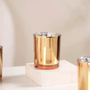 20 Pack Gold Votive Tealight Candle Holders Valentines Day Mercury  Wedding Decor Glass Candlestick Party Decorations Bridal Baby Shower Event-4