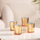 40 Pack Gold Votive Tealight Candle Holders Valentines Day Mercury  Wedding Decor Glass Candlestick Party Decorations Bridal Baby Shower Event-1