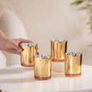 40 Pack Gold Votive Tealight Candle Holders Valentines Day Mercury  Wedding Decor Glass Candlestick Party Decorations Bridal Baby Shower Event-3