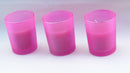 10 Pack Pink Frosted Glass Votive Tealight Candle Holders House Party Centerpiece Xmas Wedding Decor Glass Candlestick Party Decorations Bridal Valentines Event-4