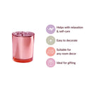 40 Pack Rose Gold Pink Votive Tealight Candle Holders Valentines Day Mercury  Wedding Decor Glass Candlestick Party Decorations Bridal Baby Shower Event-6