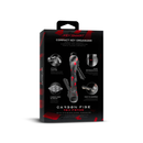 KeySmart Orginal - Compact Key Holder and Keychain Organiser (Up to 8 Keys) - Red Forged Carbon-2