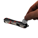 KeySmart Orginal - Compact Key Holder and Keychain Organiser (Up to 8 Keys) - Red Forged Carbon-6