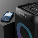 Majority P300 - Party Speaker 300W Bluetooth Karaoke-DJ-Party-PA System - Black-4