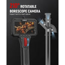 Two-Way Articulating Borescope Camera with Light, 0.25in Slim Probe, Industrial Endoscope Inspection Camera with Light, 5.3FT Flexible Snake Scope for Automotive, HVAC and Aircraft Mechanics-5