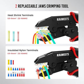 KAIWEETS KDC02 Smart Hexagonal Ferrule Crimping Tool Wire Plier Cord End - 0
