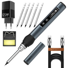 KAIWEETS KETS02 Smart Digital Soldering Iron Kit 65W Programmable AU Plug
