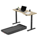 LSG Nimbus Walking Pad Treadmill + ErgoDesk Automatic Standing Desk 1500mm (Oak)-1