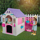 Lifespan Kids Garden Playhouse with Pink Fence-2