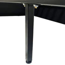 Camelia King Single Size Bed Frame Pink Velvet Upholstery High Headboard Quality Slats Metal Structure-5