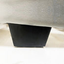 Emily Bed Frame Queen Size Velvet Fabric Grey Four MDF Drawers with Wheels-5