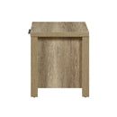 Bedside Table 2 drawers Storage Table Night Stand MDF in Oak-3