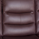 3+2 Seater Recliner Sofa In Faux Leather Lounge Couch in Brown-9
