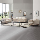 3+2 Seater Sofa Beige Fabric Lounge Set for Living Room Couch with Wooden Frame-2