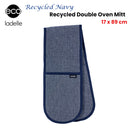 Ladelle Eco Recycled Navy Double Oven Mitt 17 x 89 cm-2