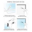 3M Privacy Glass Film Sticker Static Cling Window Decals Glass Film(Tulip,60*300cm)-4