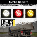 63 LED Trailer Tail Light Kit Pair Plug 7m 5 Core Wire 7 Pin Flat Plug Ute Set-5