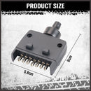 63 LED Trailer Tail Light Kit Pair Plug 7m 5 Core Wire 7 Pin Flat Plug Ute Set-6