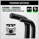 32Pcs Hex Key Set Allen Wrench Set Metric & SAE Storage Case L Shape Crv Au-7