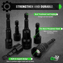 SWANLAKE SWANLAKE 39PCS Magnetic Hex Nut Driver Master Kit,1/4" Quick-Change Hex Shank, SAE & Metric Power Nuts Driver Drill Bit Tools Set,Cr-V Steel-4