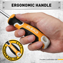 ELEAD 6Pcs Magnetic Screwdriver Set Phillips Slotted Non-Slip Handle Crv-6