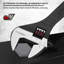 SEDY 4Pc Adjustable Wrench Set Shifter Heavy Duty SAE & Metric Household Repair-4