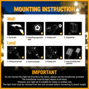 Solar Power 15 LED 18.2M Festoon String Lights Wedding Party WaterProof-5