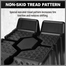 SEDY 2Pcs 2 Ton Heavy Duty Car Ramps 17cm Rise Antiskid Vehicle Service Ramp Au-7