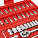 46Pcs Screwdriver Wrench Socket Set Ratchet Screwdriver Bit Torx Car Repair Tool-2