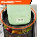 5 Tiers Kitchen Trolley Cart Wheels Round Vegetable Storage Holder Fruit Holder-9
