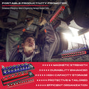 SEDY 2Pc Magnetic Socket Organizer 1/2 Drive Metric SAE Sockets Storage Holder-9