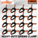 16Pcs 3" Spring Clamps Plastic Clamps Gluing Clamping Securing DIY Photography-2
