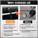 Black Tool Box 7 Drawer Chest Cabinet Trolley Toolbox Garage Storage Lockable Brake-6