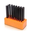 28x Center Transfer Punches Set Machinists Tool Punch Stand Heat Treated Steel-1