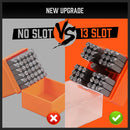 37Pcs 6mm Number & Capital Letter Stamp Set Punches Metal Plastic Wood Leather-4