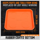 HORUSDY 3Pcs Magnetic Parts Tray Set Small Parts Tool Organization Non Slip-8