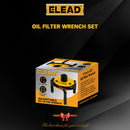 ELEAD 3" to 5-1/2" Oil Filter Wrench Set Oil Filter Removal Tool Automotive Use-8