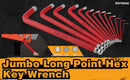 ELEAD 13Pc Extra Large Hex Key Set Long Allen Key Wrench Ball End SAE 5/64"-3/4-3